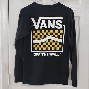 Vans Classic Fit Off The Wall Black Tee